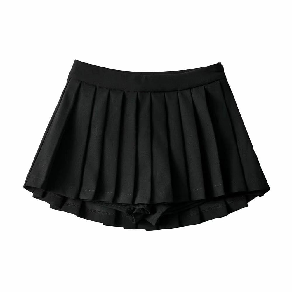 High Waist Pleated Pickleball Skirt for Women