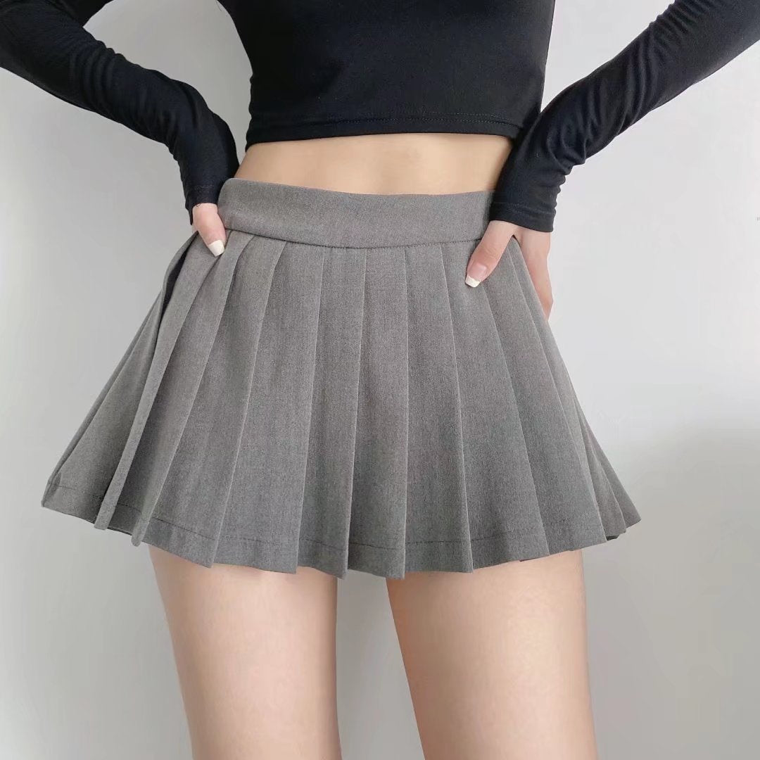 High Waist Pleated Pickleball Skirt for Women
