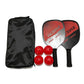 Pickleball Paddle Set with 2 Rackets, 4 Pickleball Balls w/ Convenient Carrying Bag
