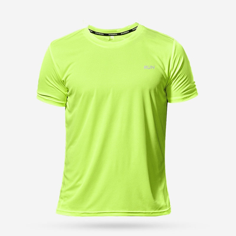Vibrant Fusion: Men's Polyester Dry-Fit Short Sleeve Shirt