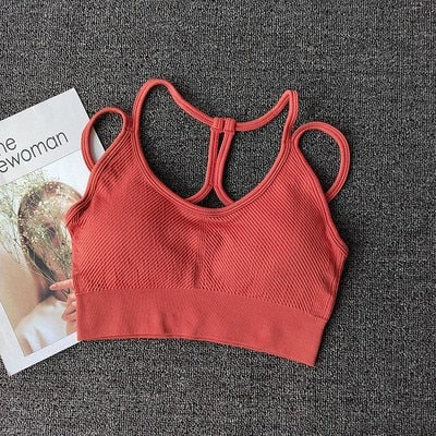 Breathable Women's Seamless Bra Crop Top (Small - Large)