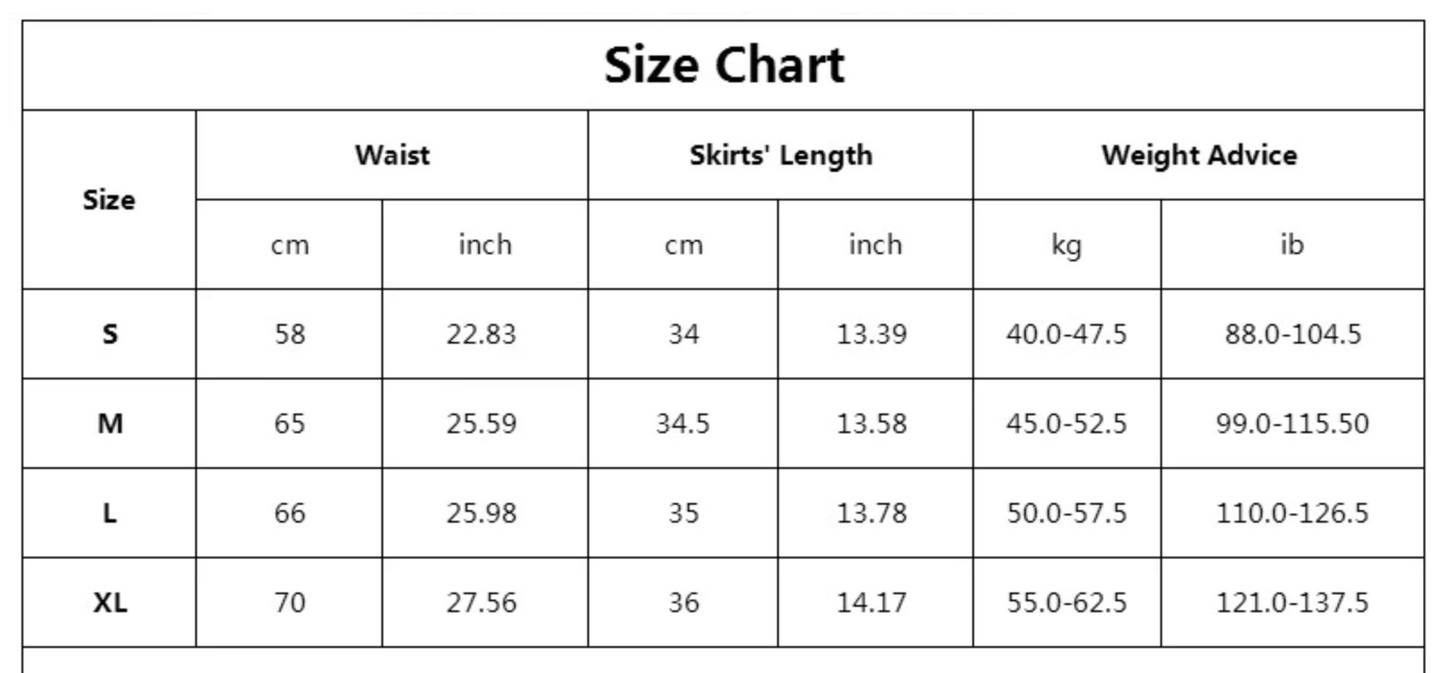 Performance Pickleball Skirt for Women: Moisture-Wicking Polyester / S-2XL