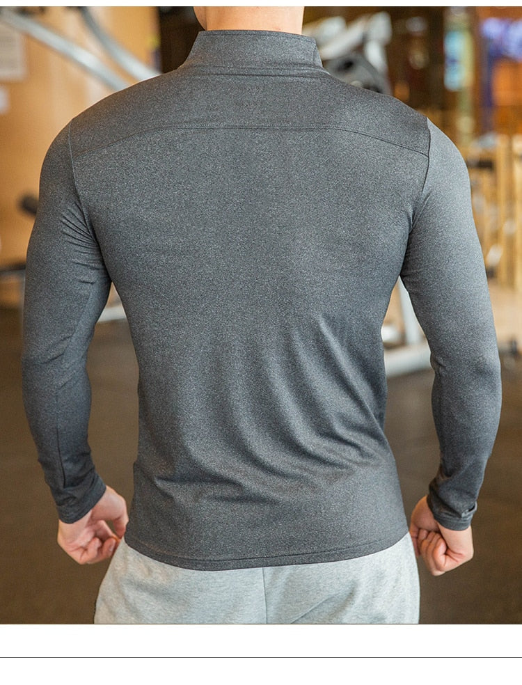 PowerFit Men's Compression T-Shirt: Quick-Dry Comfort for Fitness