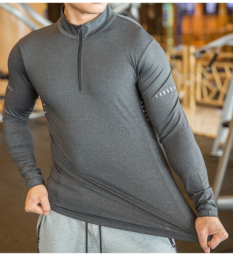 PowerFit Men's Compression T-Shirt: Quick-Dry Comfort for Fitness